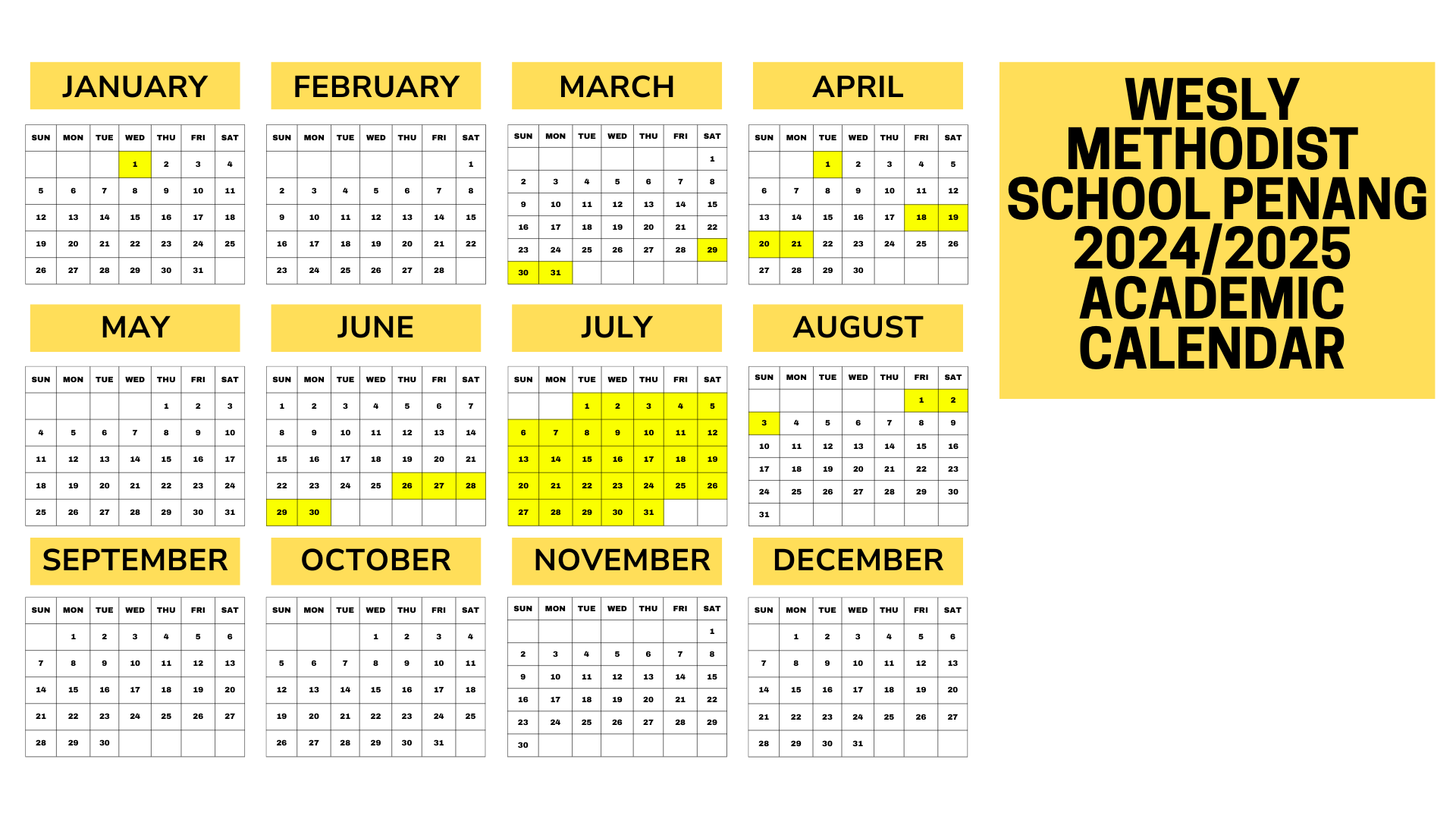 School Calendar